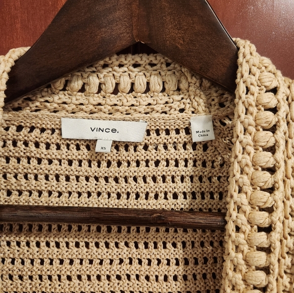 Vince Crochet Cardigan, XS - Picture 4 of 5
